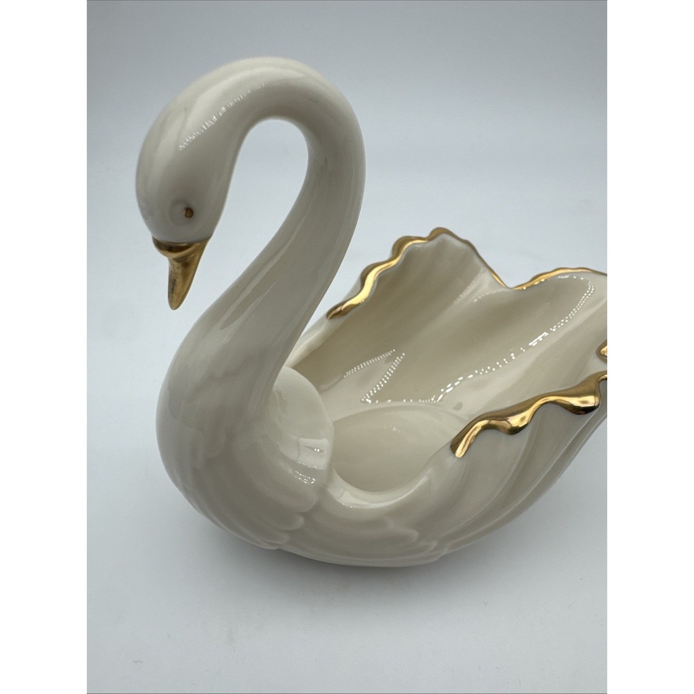 Vintage LENOX 24k Swan Made in the USA - Picture 8 of 10